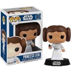 Minor Box Damage Funko Pop! Star Wars Princess Leia Vinyl Action Figure Bobble Head #04 FU2319 Minor Box Damage Funko Pop! Star Wars Princess Leia Vinyl Action Figure Bobble Head #04 FU2319